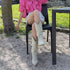 GLITZERNDE COWBOY-STIEFEL IM WESTERN-STIL